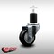 Service Caster 3'' SS Black Poly Wheel Swivel 1-3/4'' Expanding Stem Caster SCC-SSEX20S314-PPUB-BLK-134 - alternate 3